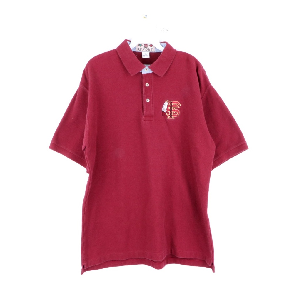 90s Florida State Seminoles Polo Shirt Mens Large
